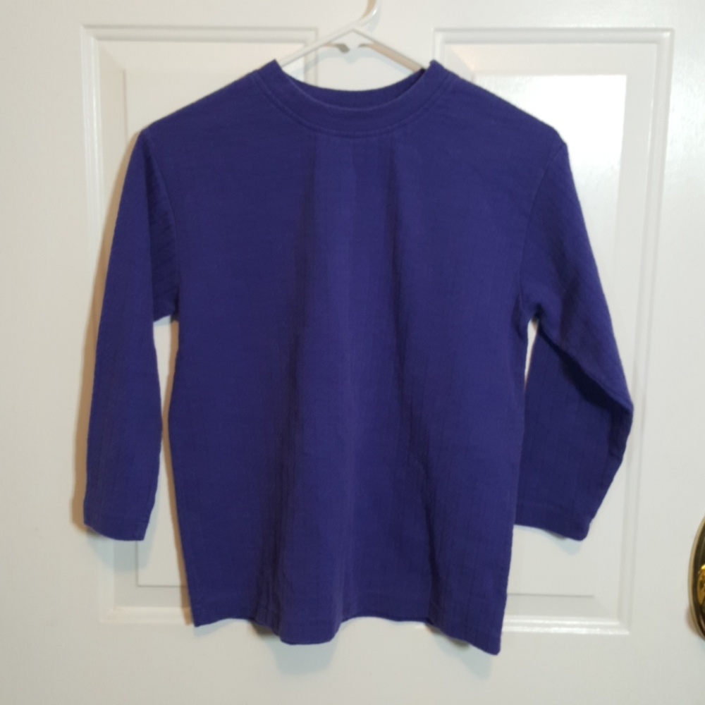 Girls Red Camel Long‎ Sleeve Shirt Sz Medium -   Purple - Pre-loved